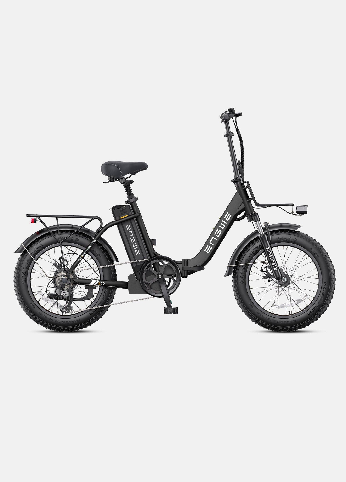 Sea green ENGWE L20 2.0 e-bike, powerful 750W motor, ideal for fitness and rentals.