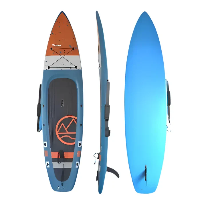 11' SUP solid paddle board rental with EVA foam deck and durable construction.